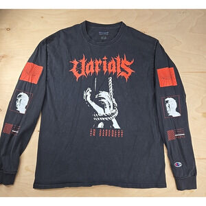 Varials Metalcore Band Long Sleeve L In Darkness Graphic Long Sleeve Champion